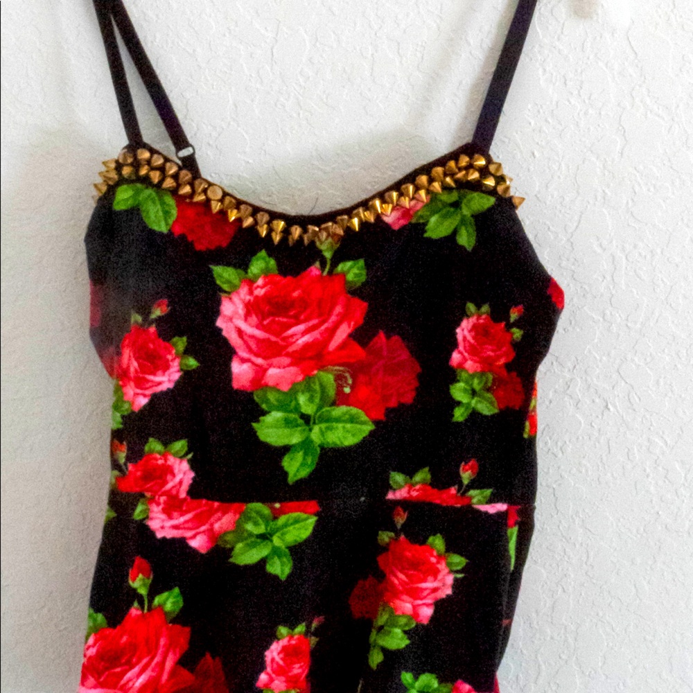 Roses spaghetti Top